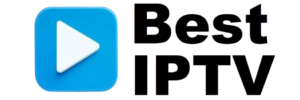 Best IPTV official logo – premium IPTV service for live TV and movies